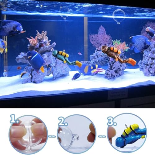 Floating Scuba Diver🤿 | Fish Tank Decoration