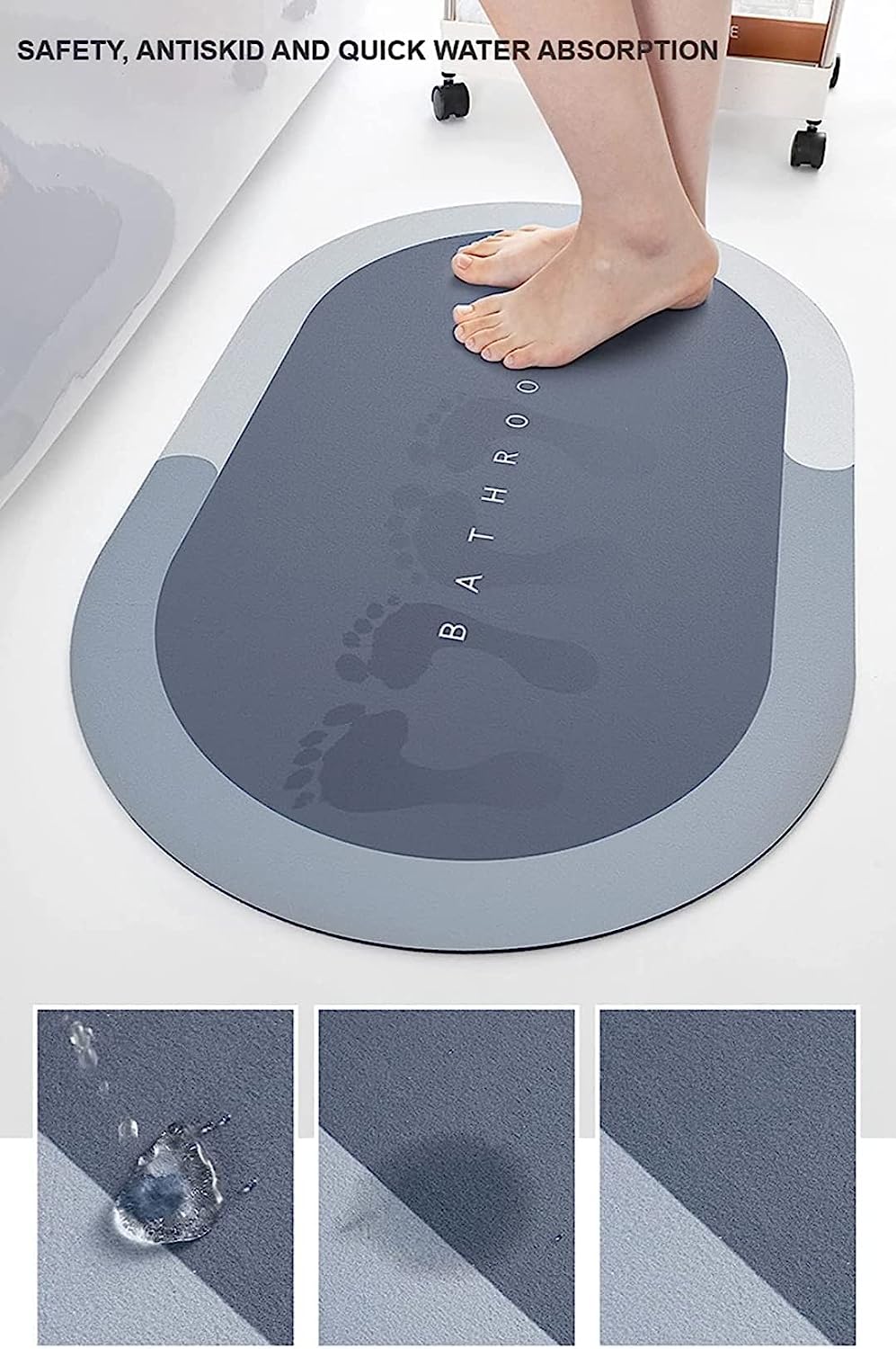 Super Water Absorbent Bathroom Doormat