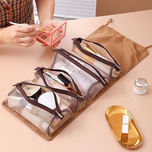 ✨Hanging Roll-Up Makeup Bag