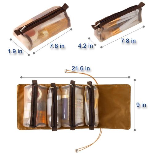 ✨Hanging Roll-Up Makeup Bag