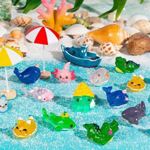 🐠 Mini Resin Animals -  30 Pcs @ 1299 Only🌊